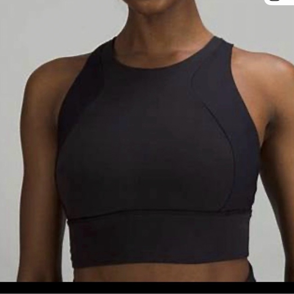 lululemon athletica Everlux Black High-Neck Sports Bra